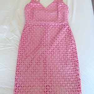 Lulus pink lace dress